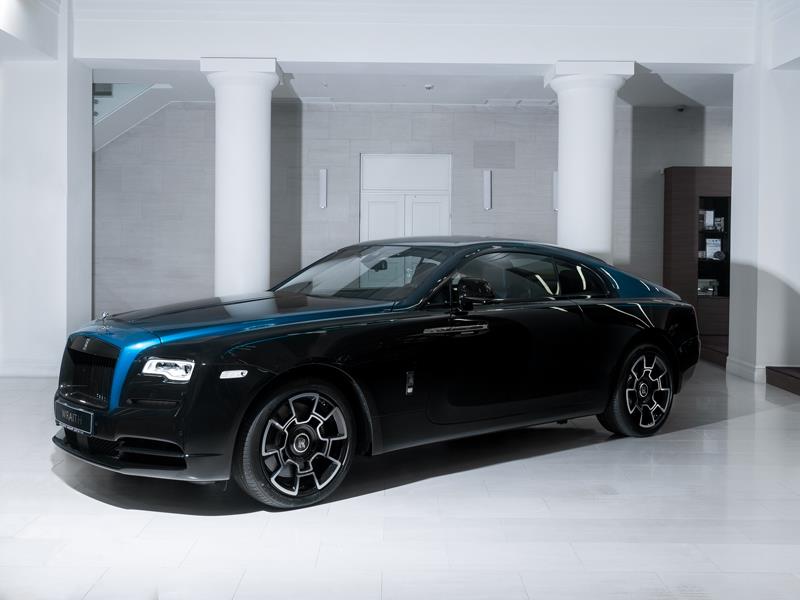 Rolls-Royce Wraith Black Badge Adamas Collection  <br>Black / Morpheus Blue 