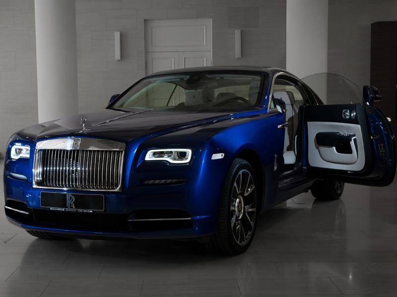 Rolls-Royce Wraith  <br>Crystal over Salamanca Blue 