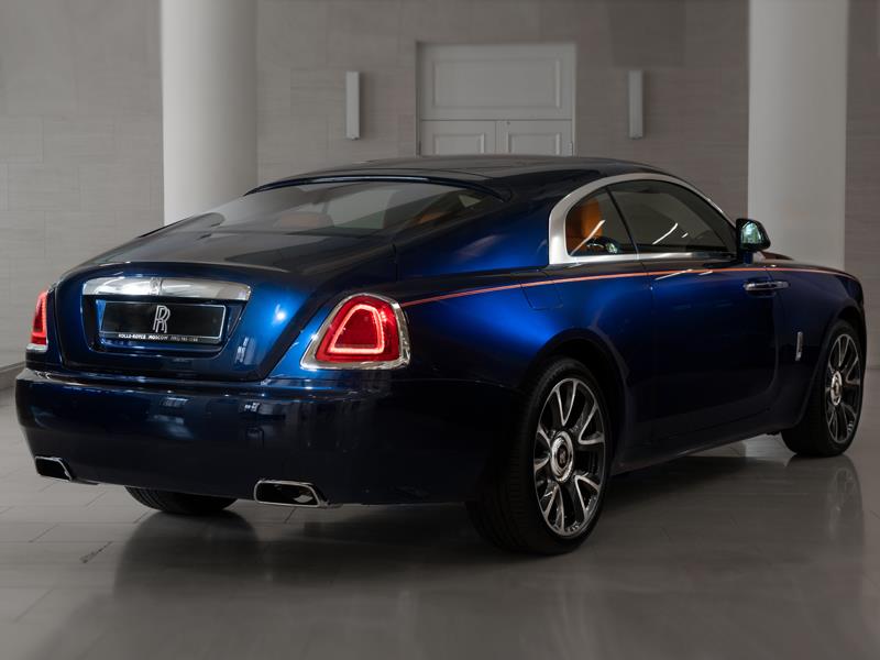 Rolls Royce Wraith РіРѕР»СѓР±РѕР№