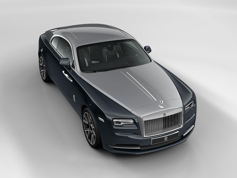 Rolls-Royce Wraith  <br>Darkest Tungsten / Jubilee Silver 