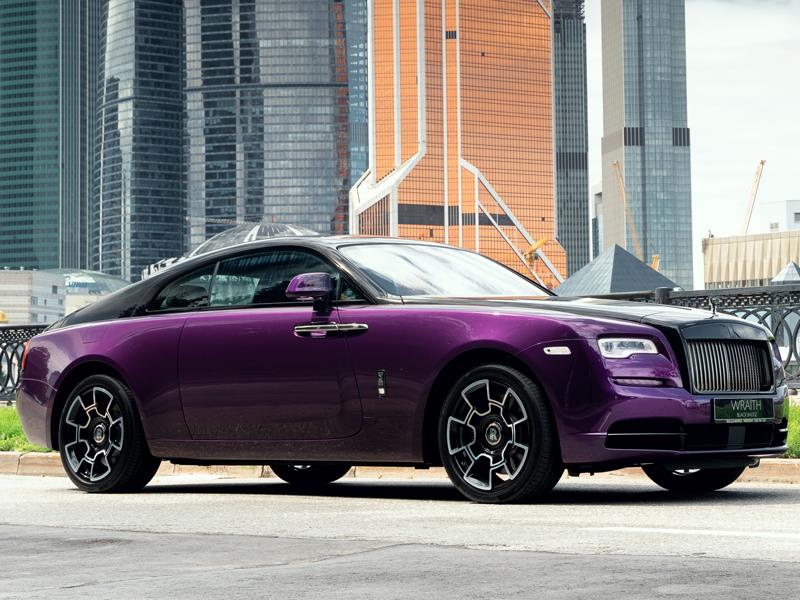 Rolls-Royce Wraith Black Badge - Специальная серия «Black & Bright»  <br>Bespoke Exterior Colour Twilight Purple 