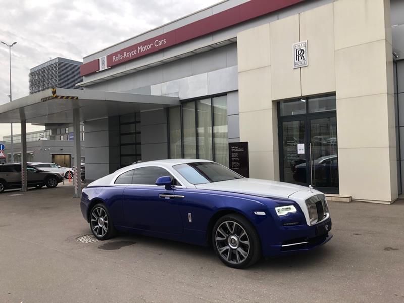 Rolls-Royce Wraith 2017 год <br>Salamanca Blue / White metal 